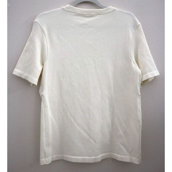 Fabletics SS2147918 Women's Sz XL Coconut/Ivory Taylor Short-Sleeve Top - Picture 2 of 9